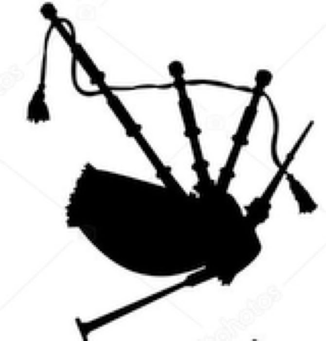 Bagpipe silhouette 1